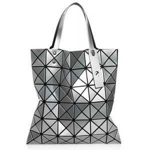 New Bao Bao Issey Miyake Silver Metallic